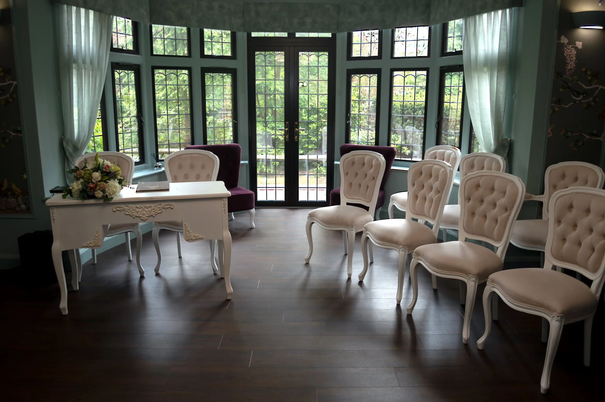 Weybridge register office ceremony room
