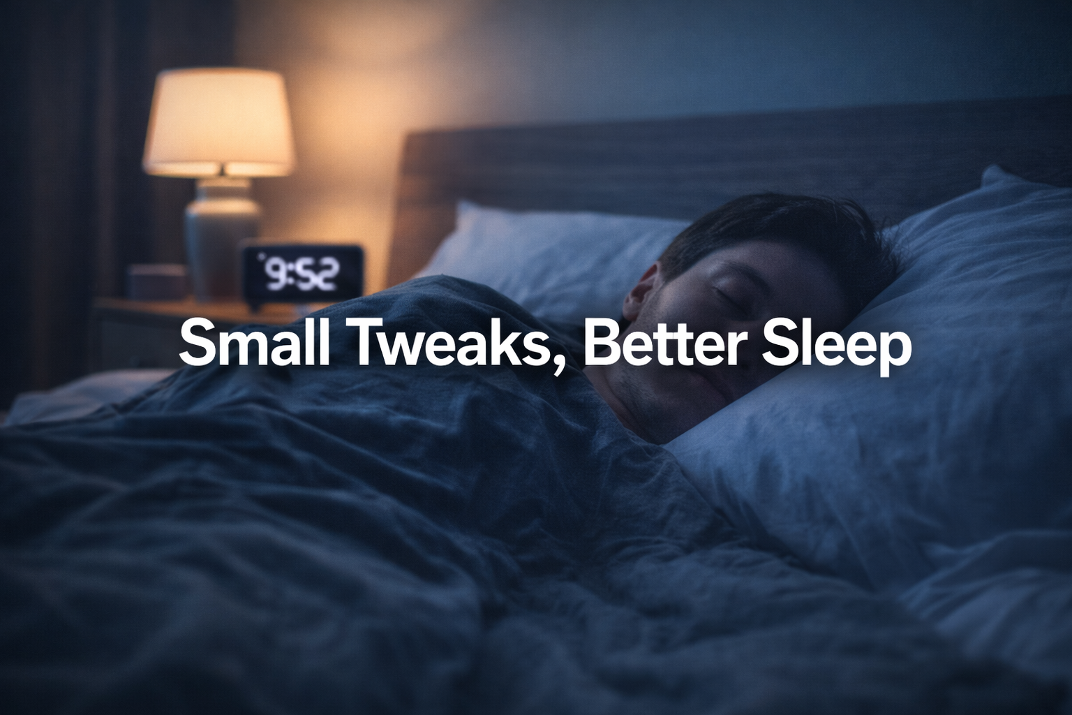 Sleep Better Without Overhauling Your Routine