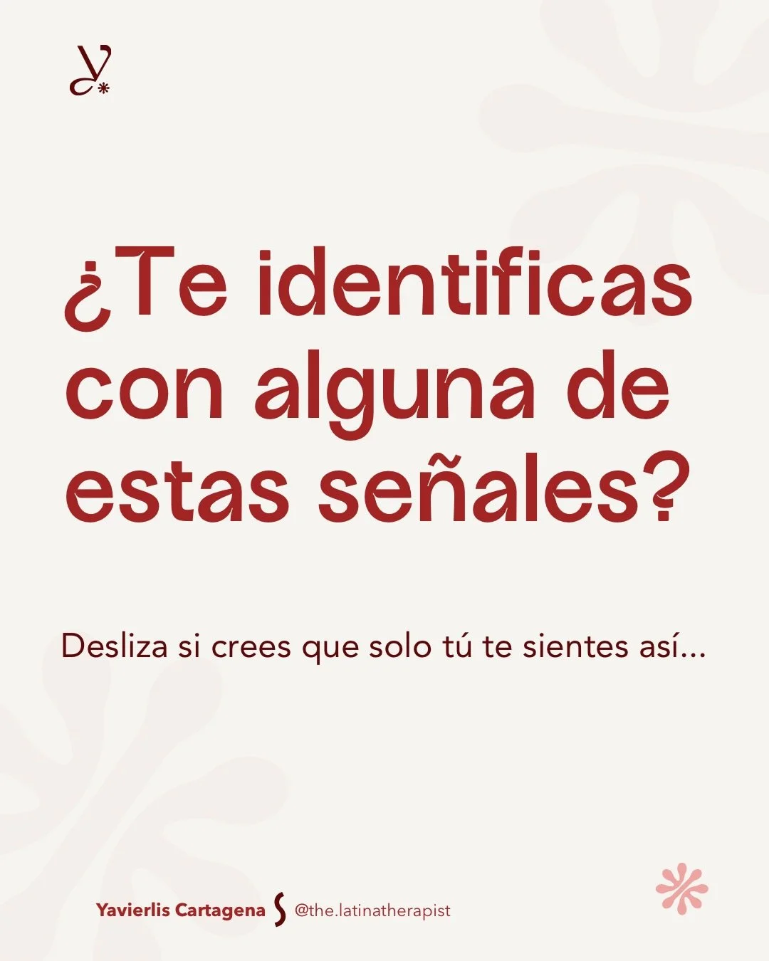 No. No est&aacute;s exagerando. 🌸 

Llevas tanto tiempo funcionando para todos que ya se siente normal. 

Pero hay una diferencia entre dar desde la plenitud y dar desde el agotamiento. 

&iquest;Cu&aacute;ntas de estas se&ntilde;ales te describiero