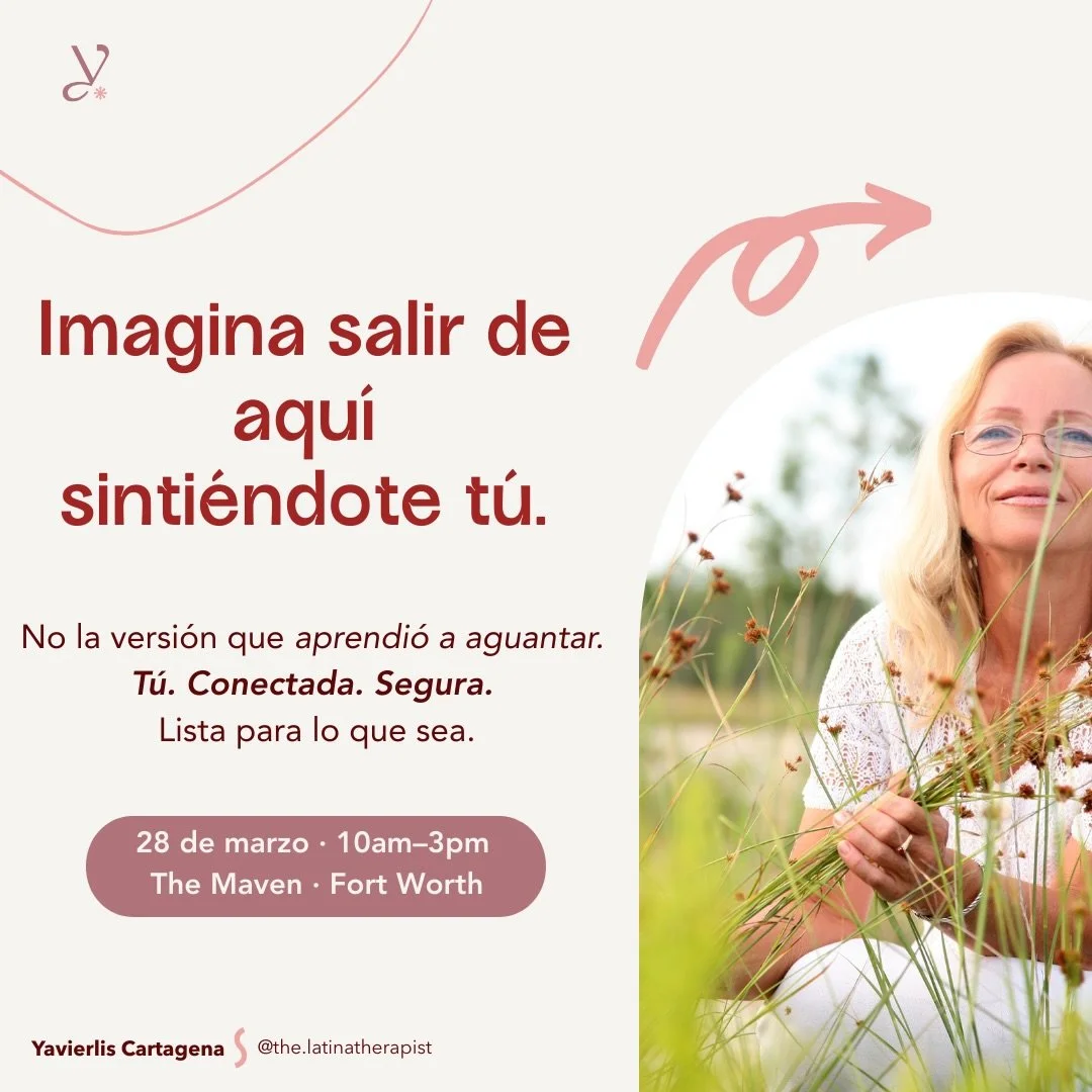 Hay algo que nadie te dice sobre los talleres de bienestar.
Que puedes salir con m&aacute;s informaci&oacute;n&hellip; y seguir sinti&eacute;ndote igual.
Esto es diferente.

El 28 de marzo en The Maven, Fort Worth, vas a entrar a un espacio donde alg