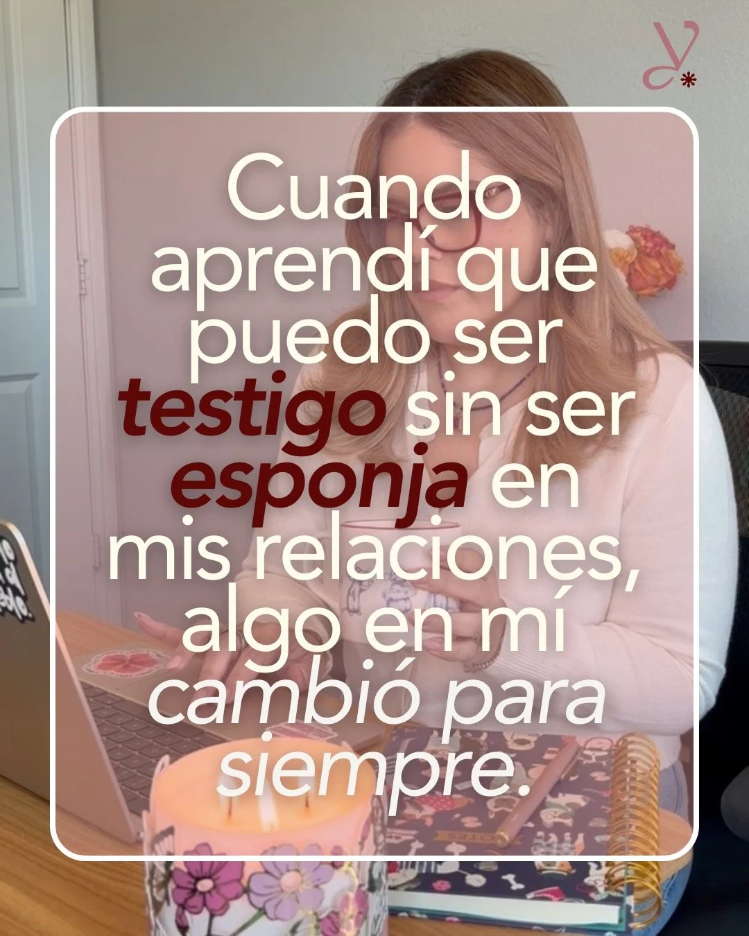 Cuando me di cuenta de que llevaba a&ntilde;os siendo esponja. De todo y de TODOS, y yo lo llamaba empat&iacute;a.😮

Pero la empat&iacute;a no te deja vac&iacute;a...❤️

Lo que me dejaba vac&iacute;a era no saber ser testigo sin absorber.🔥
Puedes e