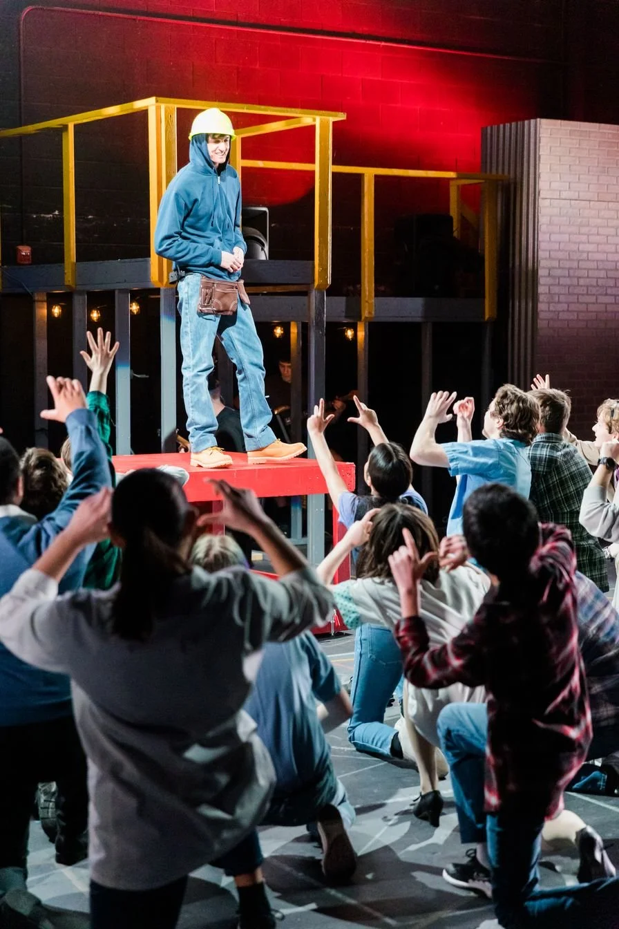 Mike Dillard in Working: The Musical / dir. Dr. Kristen Tregar / Photo: Studio M