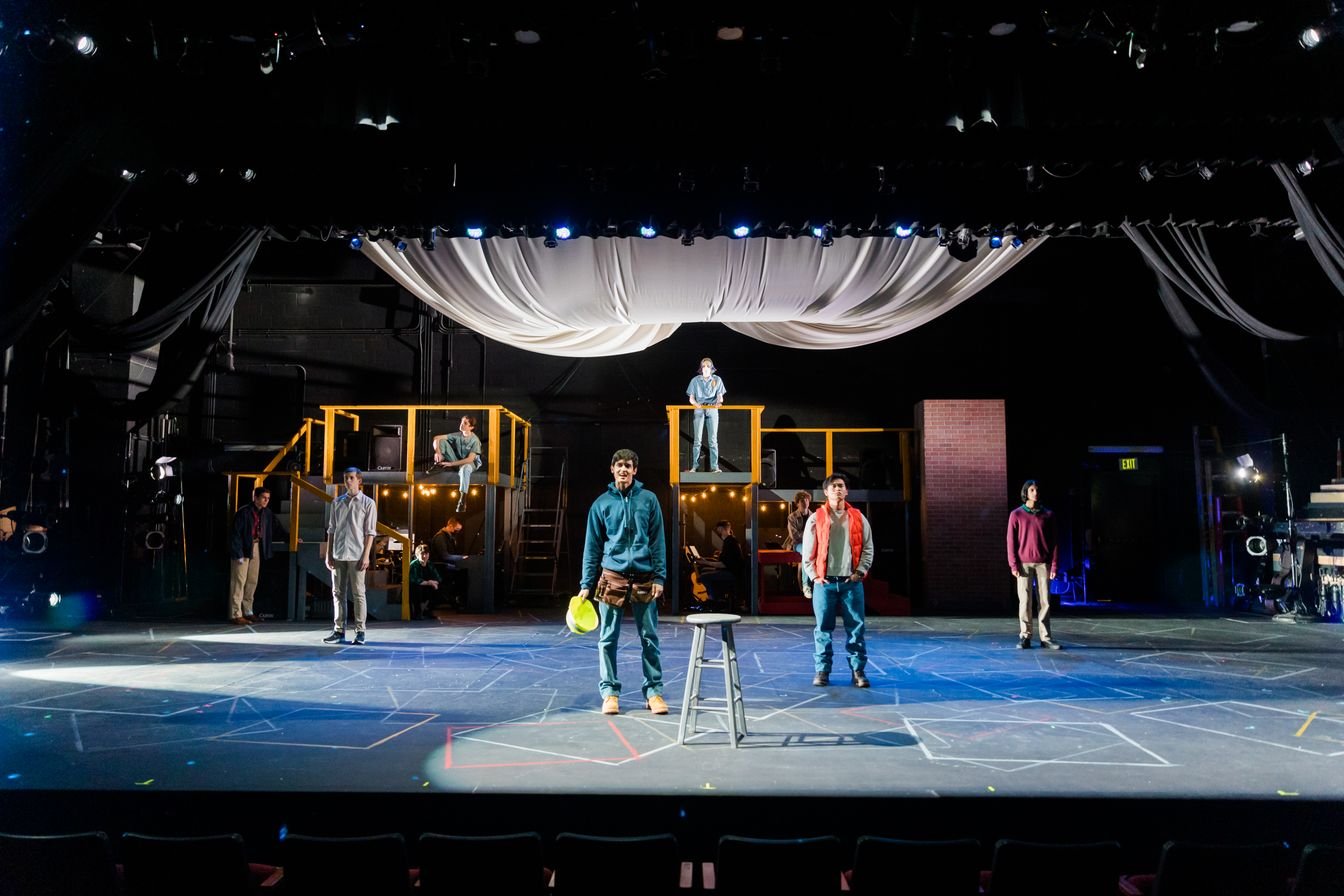 Mike Dillard in Working: The Musical / dir. Dr. Kristen Tregar / Photo: Studio M