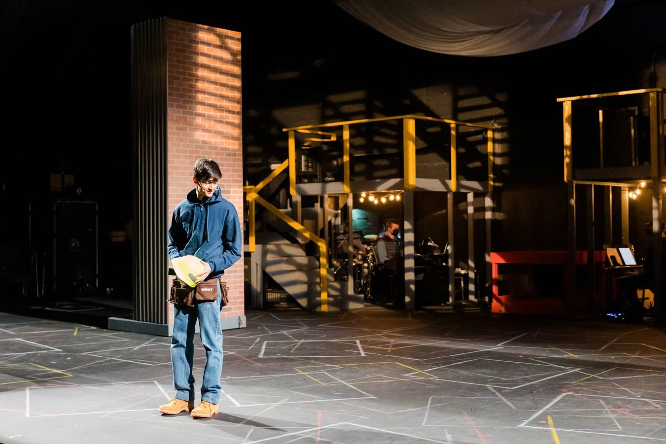 Mike Dillard in Working: The Musical / dir. Dr. Kristen Tregar / Photo: Studio M