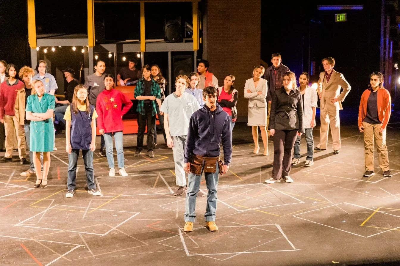 Mike Dillard in Working: The Musical / dir. Dr. Kristen Tregar / Photo: Studio M