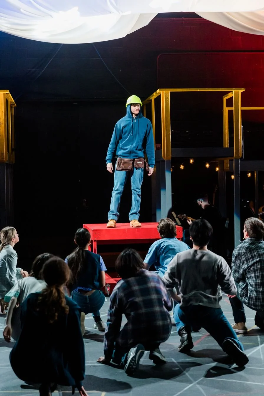 Mike Dillard in Working: The Musical / dir. Dr. Kristen Tregar / Photo: Studio M