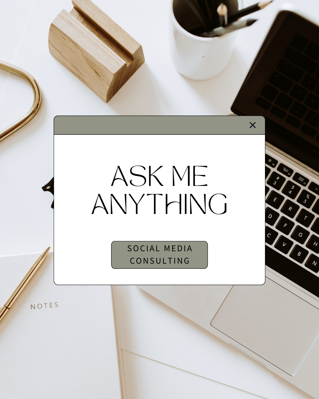 1-Hour Social Media Consulting Call (Ask Me Anything)