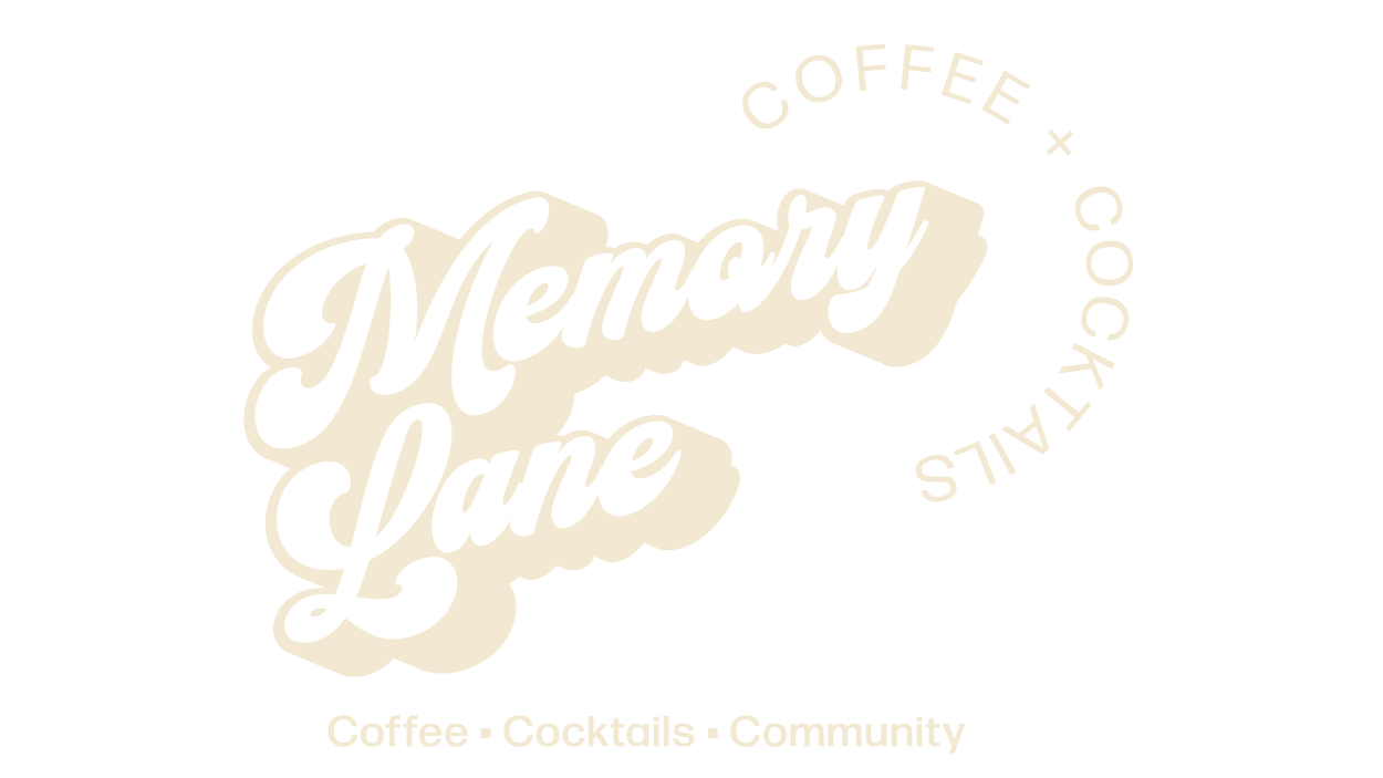 Memory lane Coffee and Cocktails logo hero image