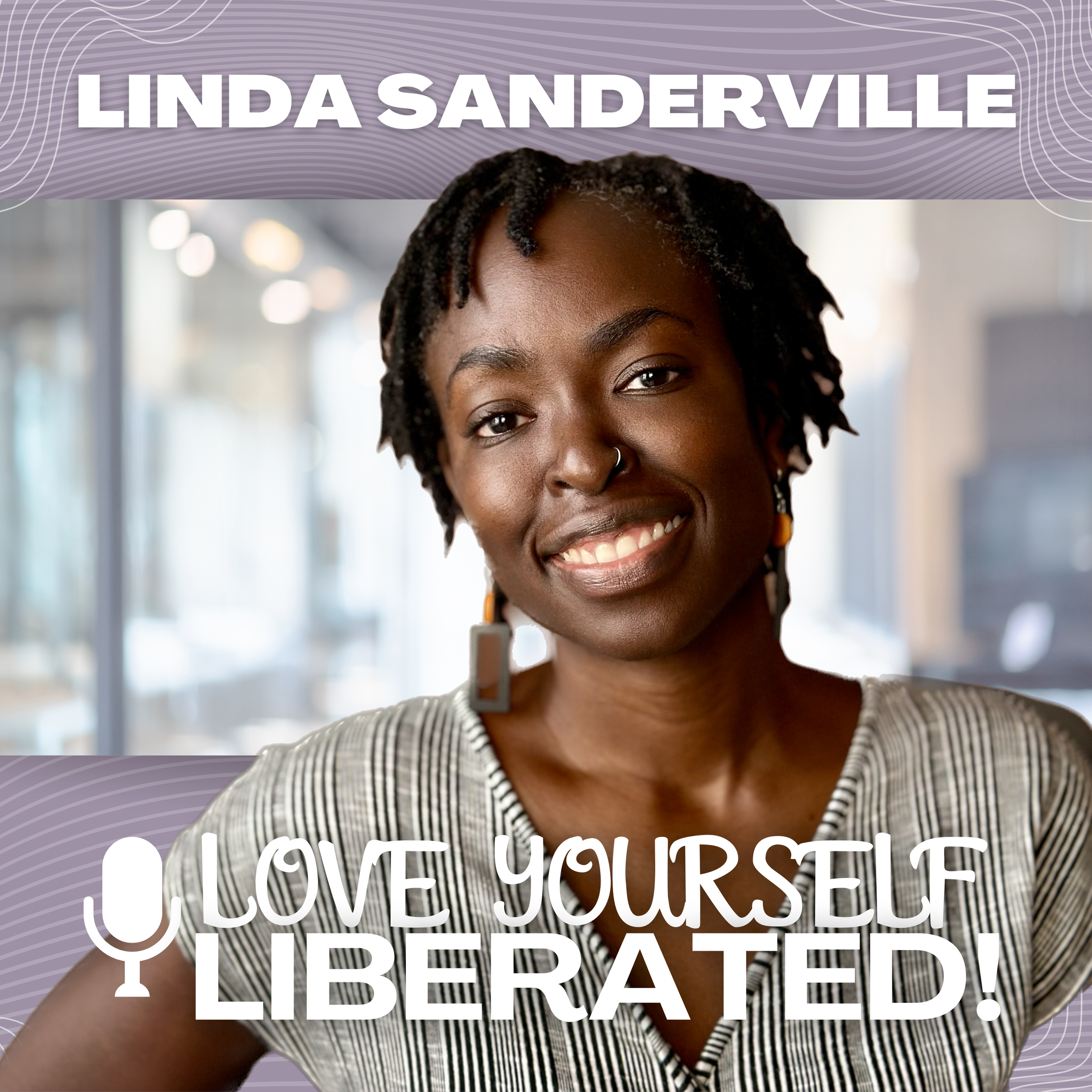 A picture of Linda Sanderville, who hosts a podcast and provides concierge therapy to women in public facing roles and corporate executive leadership.