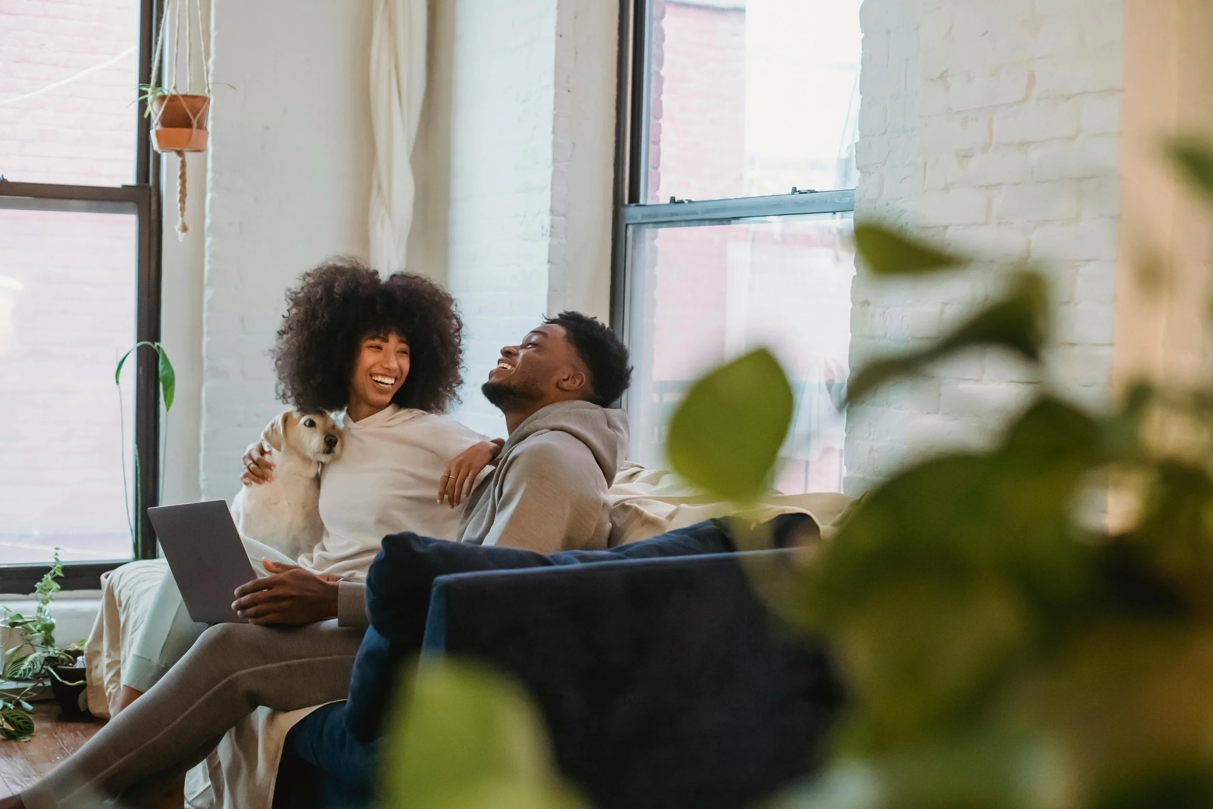 Healed black female executive enjoying deeper connection with her family and partner in Maryland and Virginia after therapy intensive.