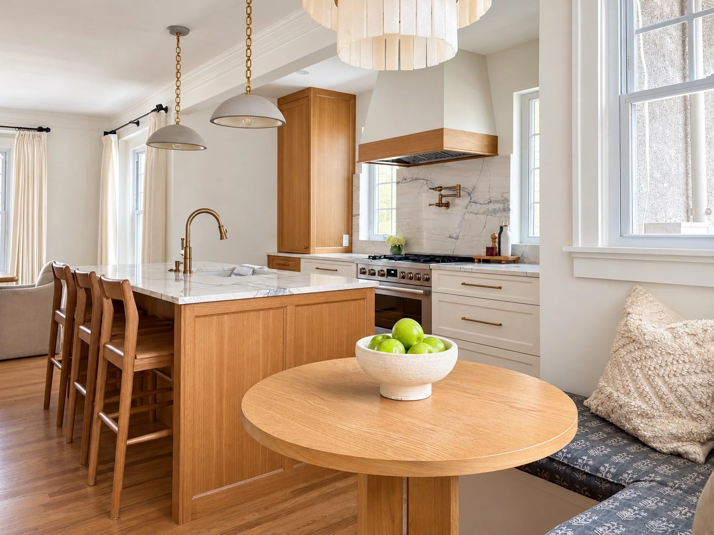 White Oak And Painted Kitchen Remodel in Kansas City, MO by Erica Kay Design + Remodeling project photo 4