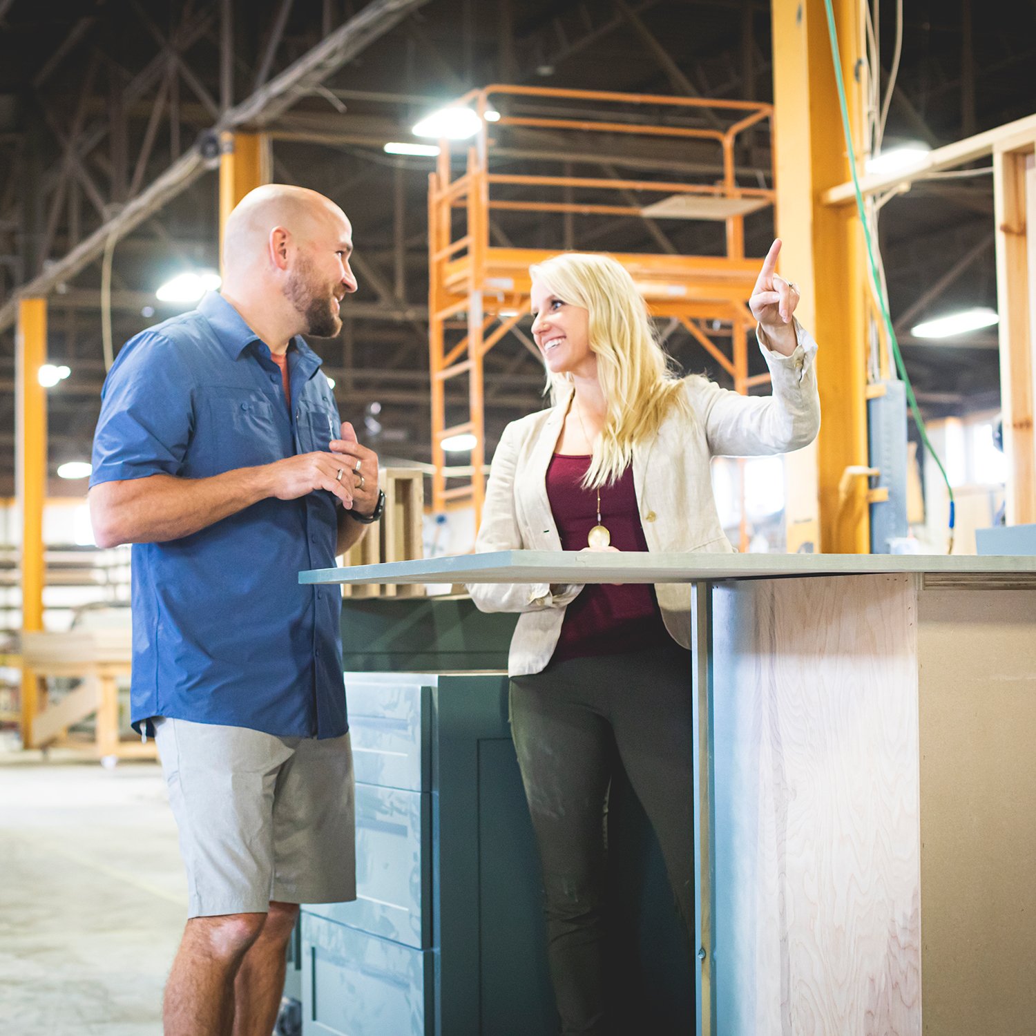 Erica with Cabinet Vendor