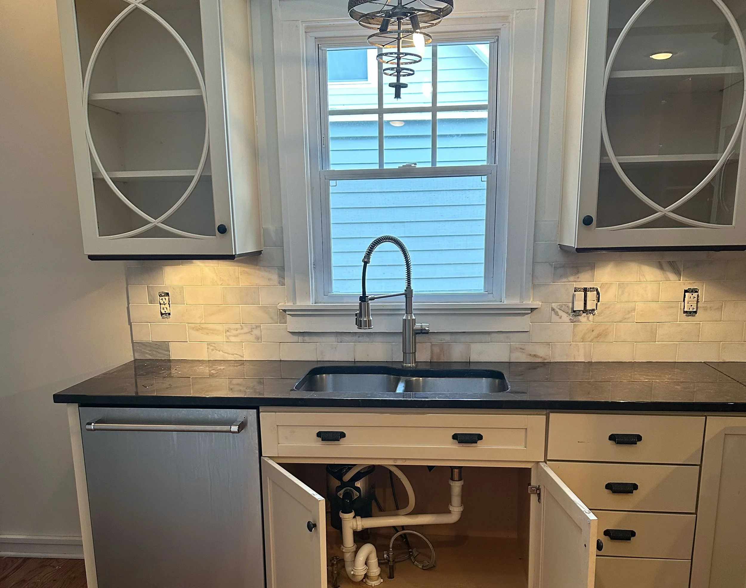 White Oak And Painted Kitchen Remodel in Kansas City, MO by Erica Kay Design + Remodeling project photo 2