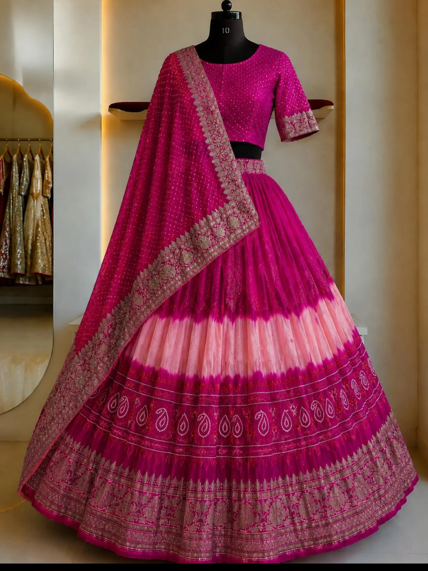 Pure Bandhej Banarasi 

#chaniyacholi #chaniyacholilove💞 #chaniyacholis #chaniyacholicollection #chaniyacholi