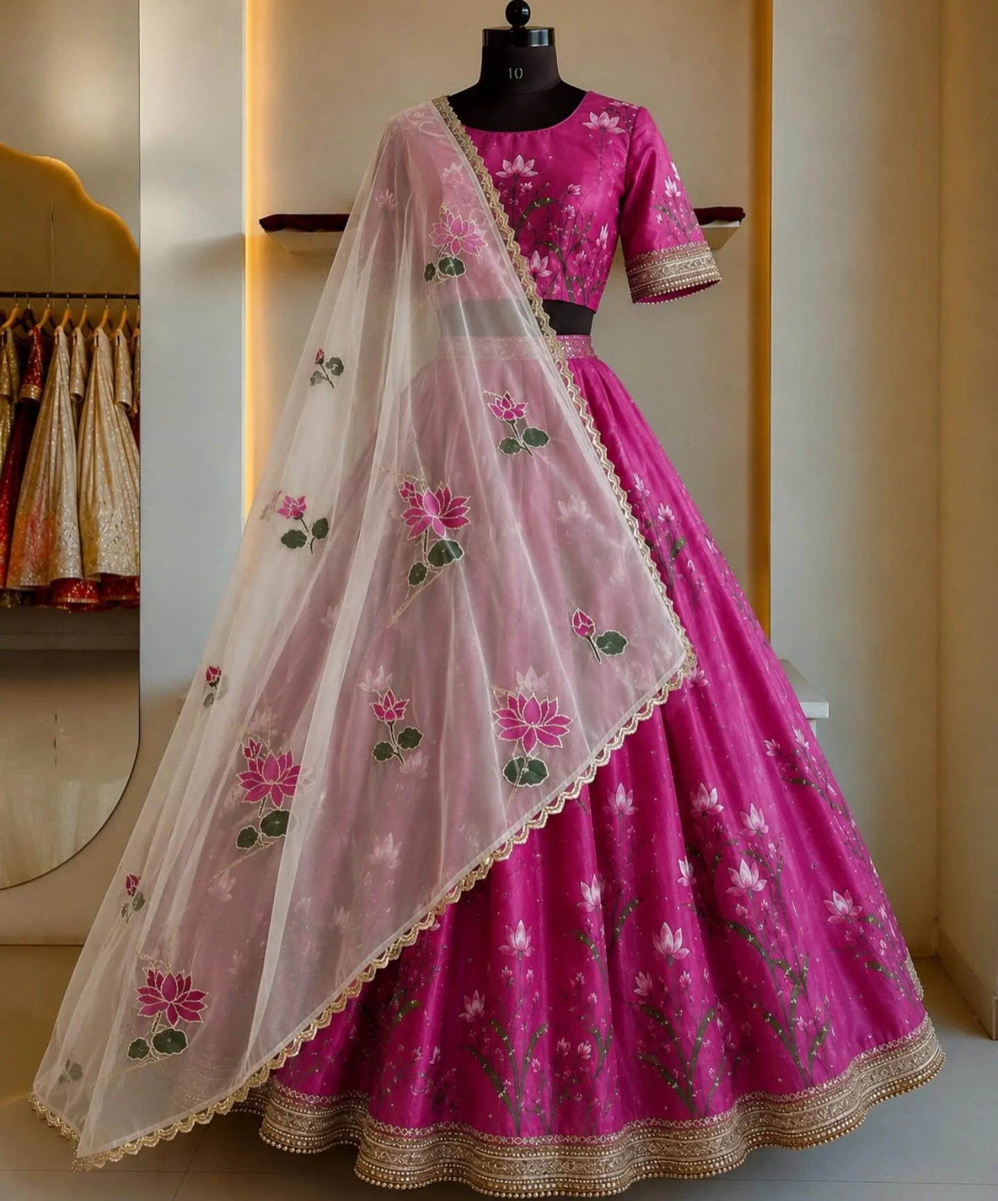 Pink Banarasi Chaniya Choli

#chaniya #chaniyacholicollection #chaniyacholis #chaniyacholi #chaniyacholi2025