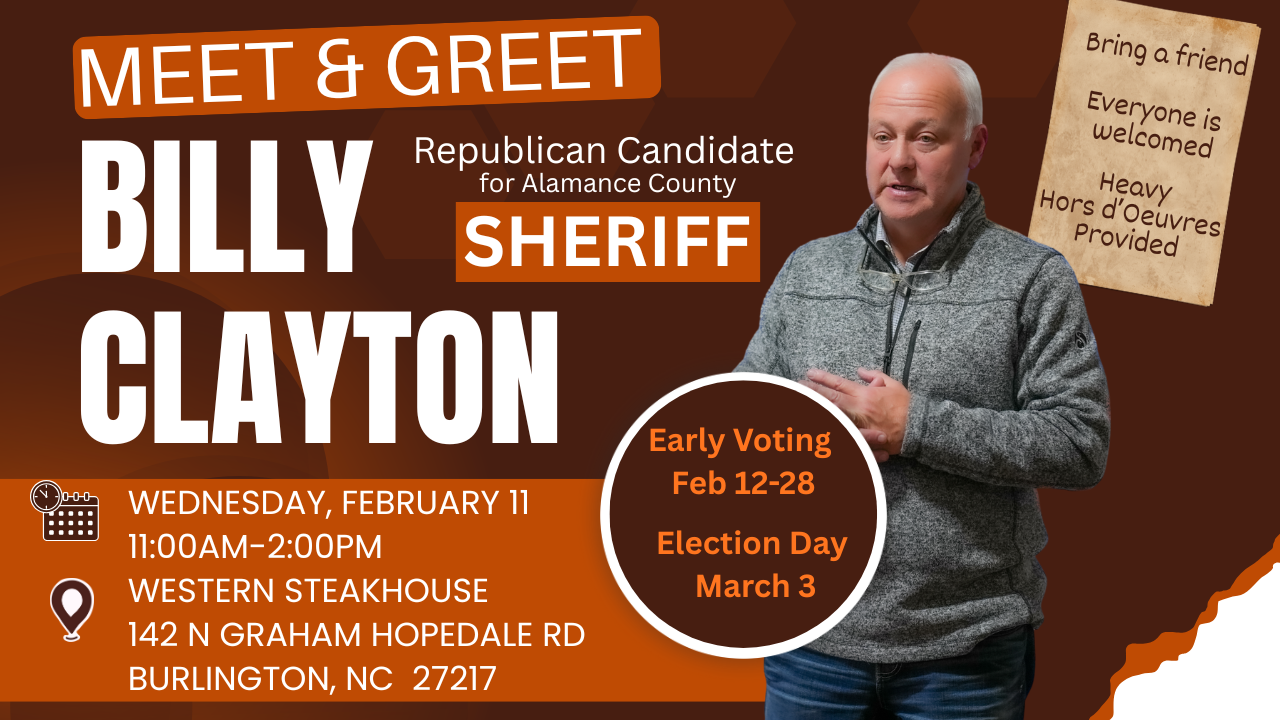EARLY VOTING KICKOFF MEET & GREET WITH BILLY CLAYTON