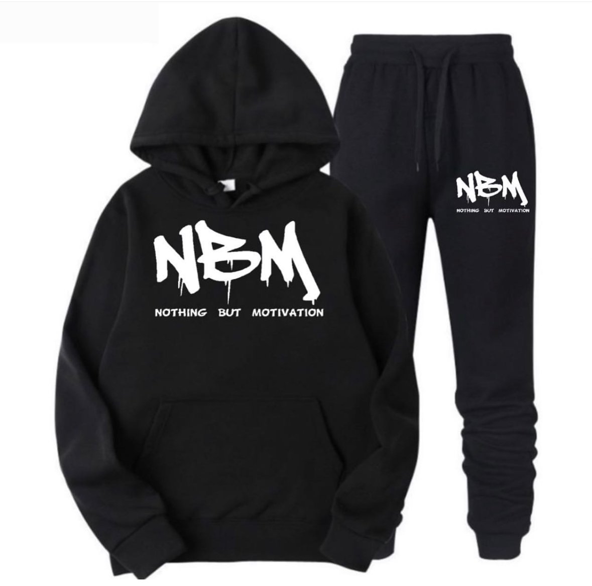 NBM Blk Drip Full Sweatsuit