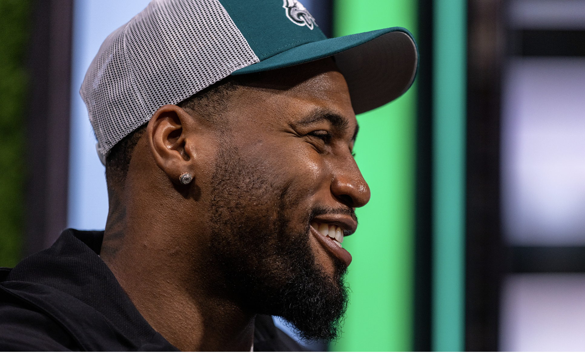 Haason Reddick is still beaming that he's an Eagle