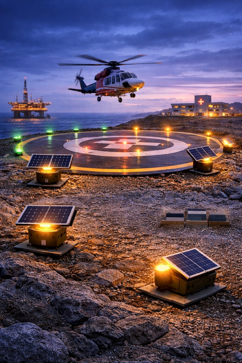Are Solar Heliport Lighting Systems Viable for Helicopter Operations?