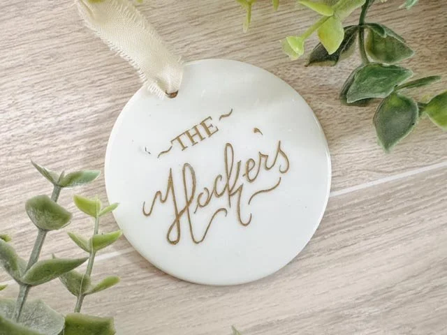 Engraved Milestone Ornament