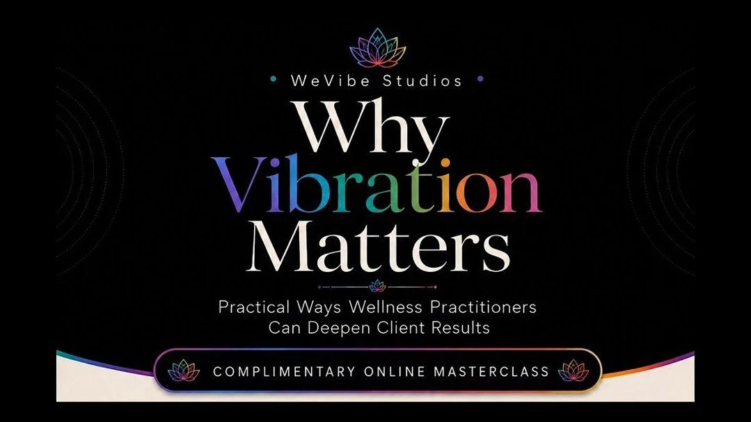 Don&rsquo;t miss out on unlocking the power of vibration to elevate your wellness practice and deliver deeper client results! Join us Tuesday, August 11th at 7:00 PM to learn transformative techniques that can set you apart. Link in bio for more deta
