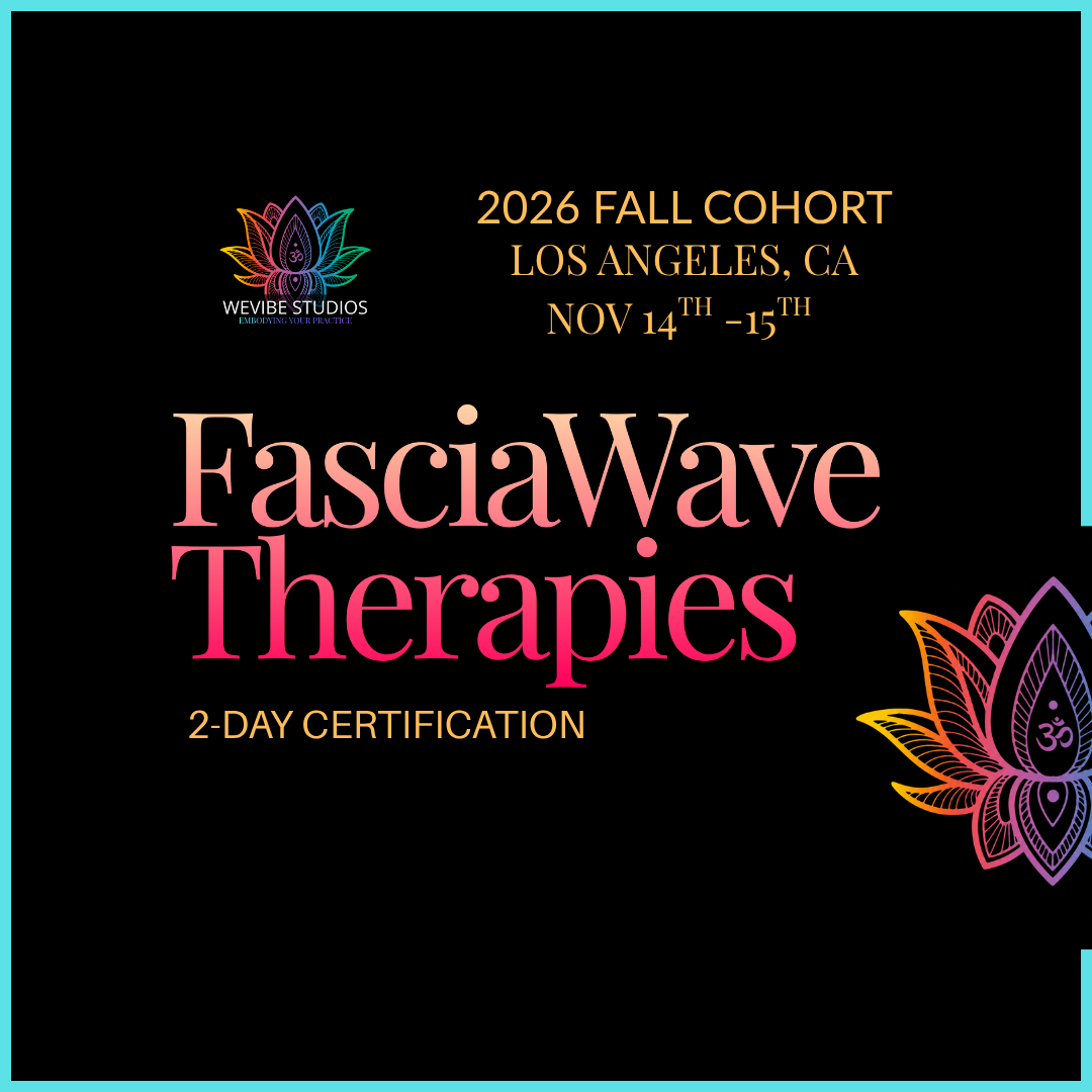 Los Angeles 2- Day FasciaWave Certification