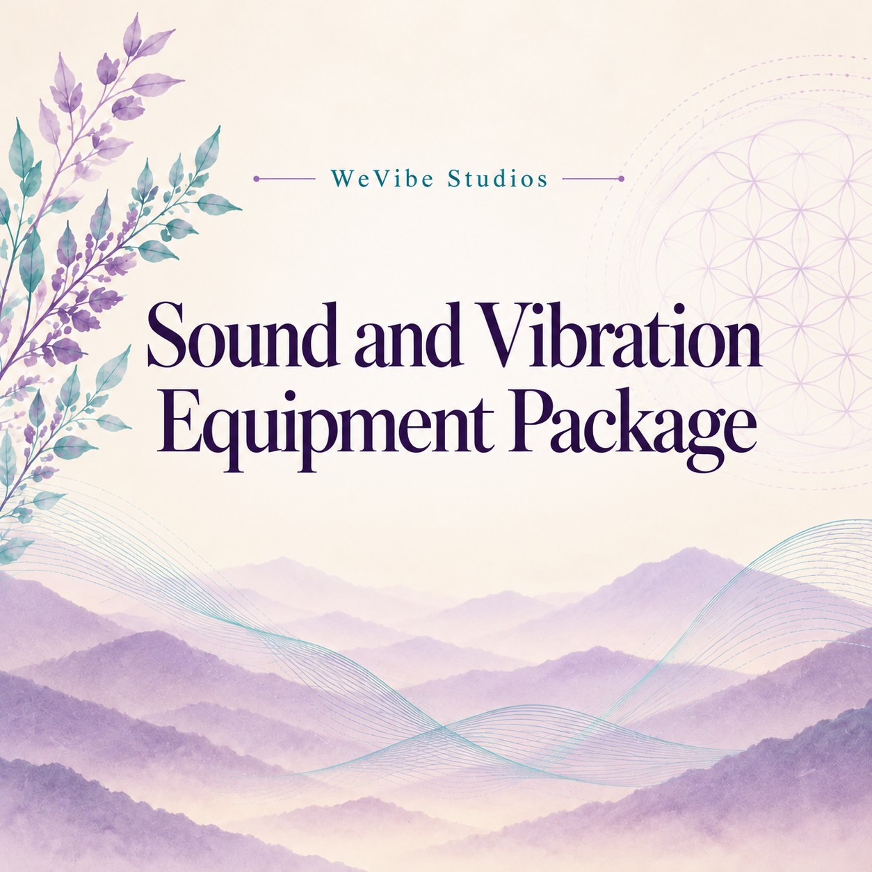 Vibrational Therapies Equipment Package