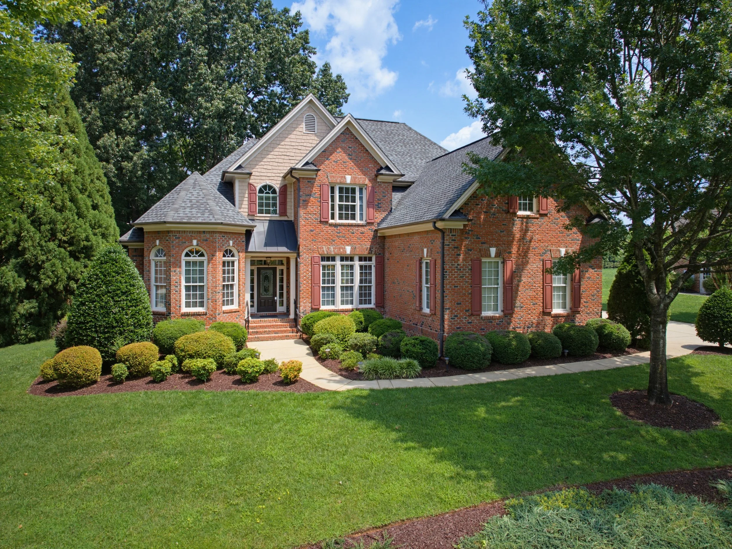 Front exterior of 4148 Banks Stone Drive in Raleigh North Carolina