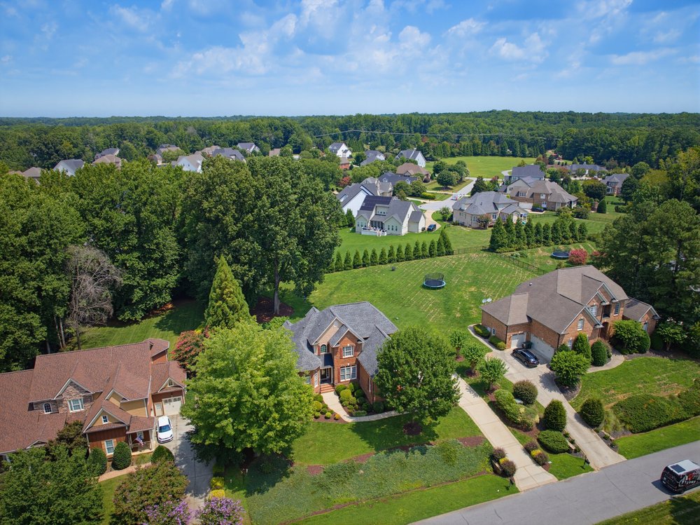 Aerial view of 4148 Banks Stone Drive
