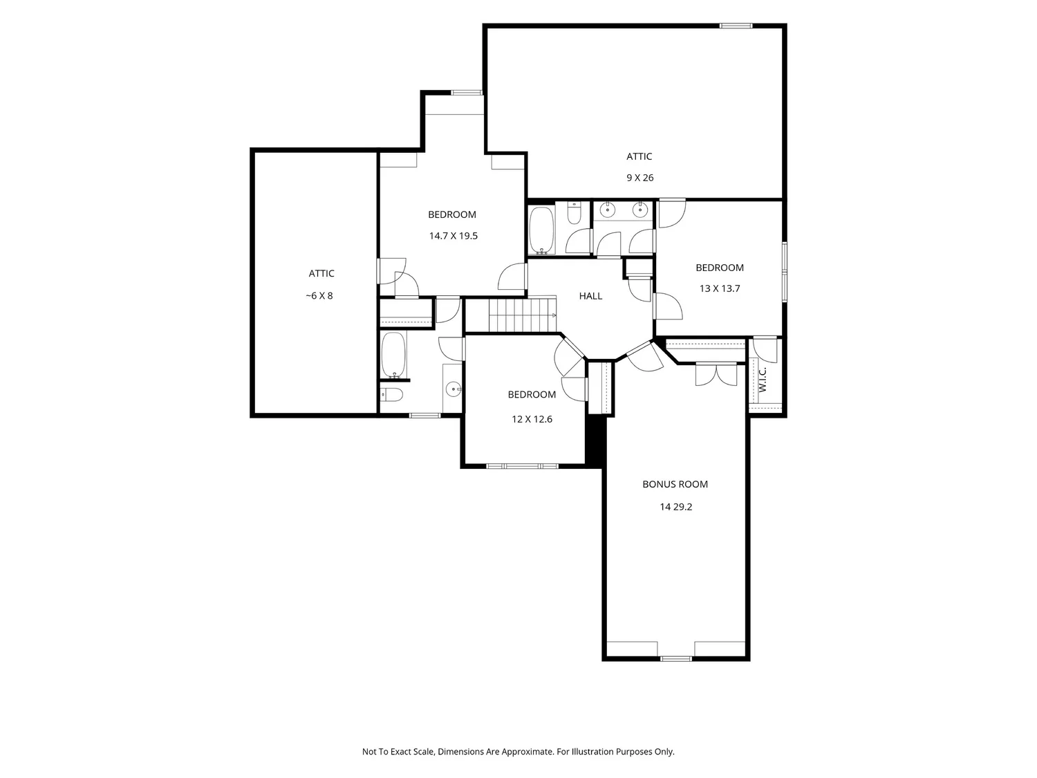 4148 Banks Stone Drive second floor plan