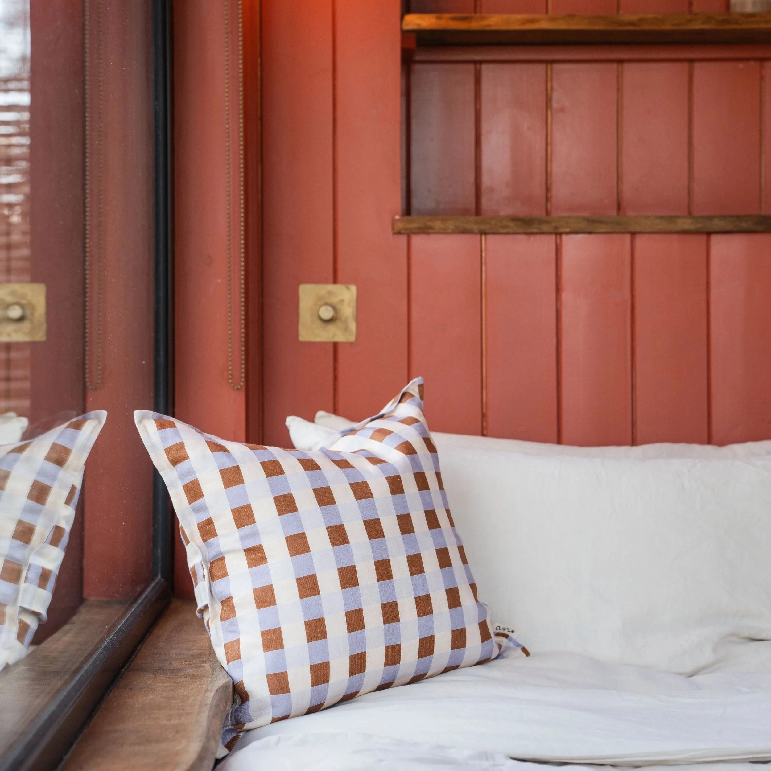 Gingham Square Scatter Cushion