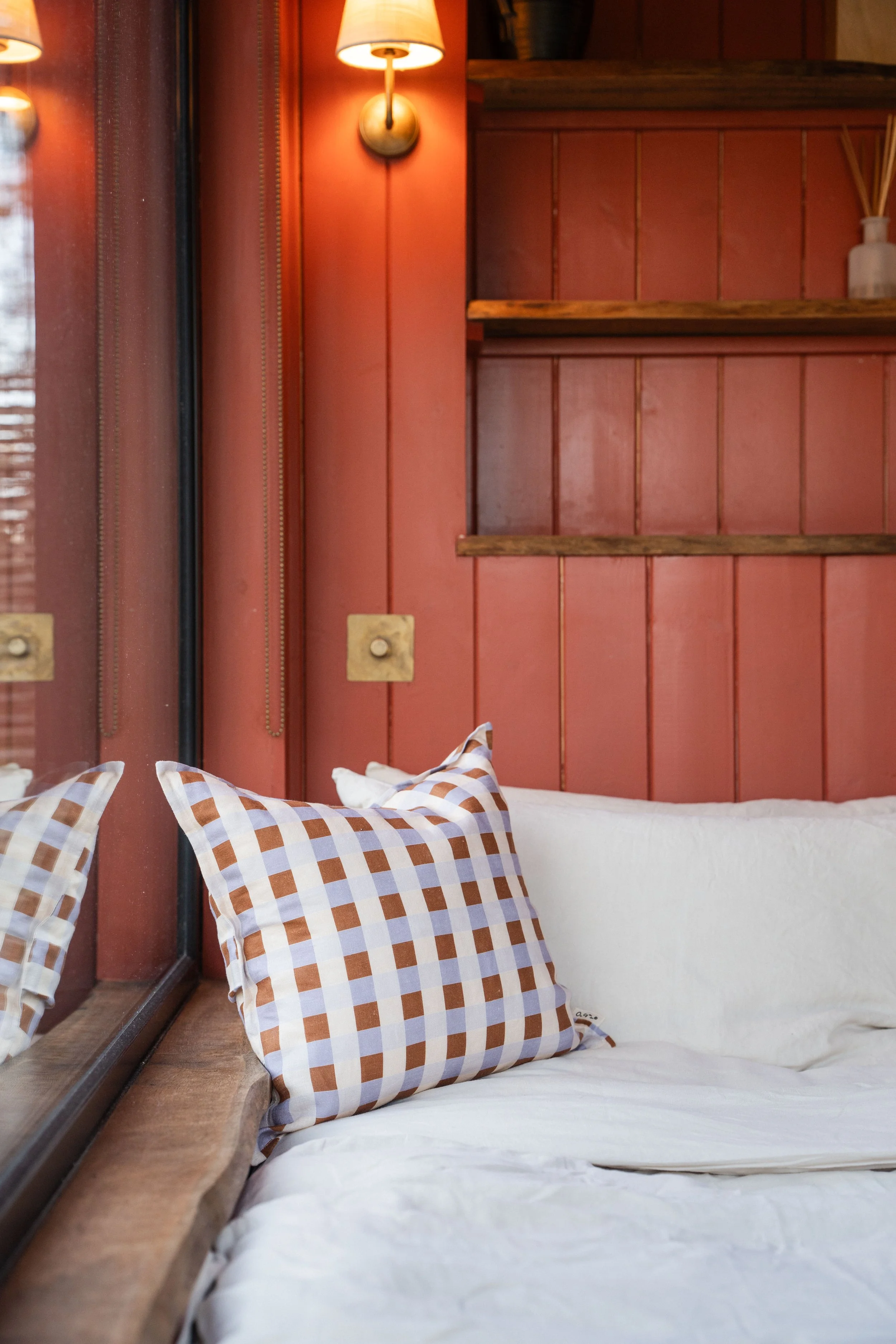 Gingham Square Scatter Cushion