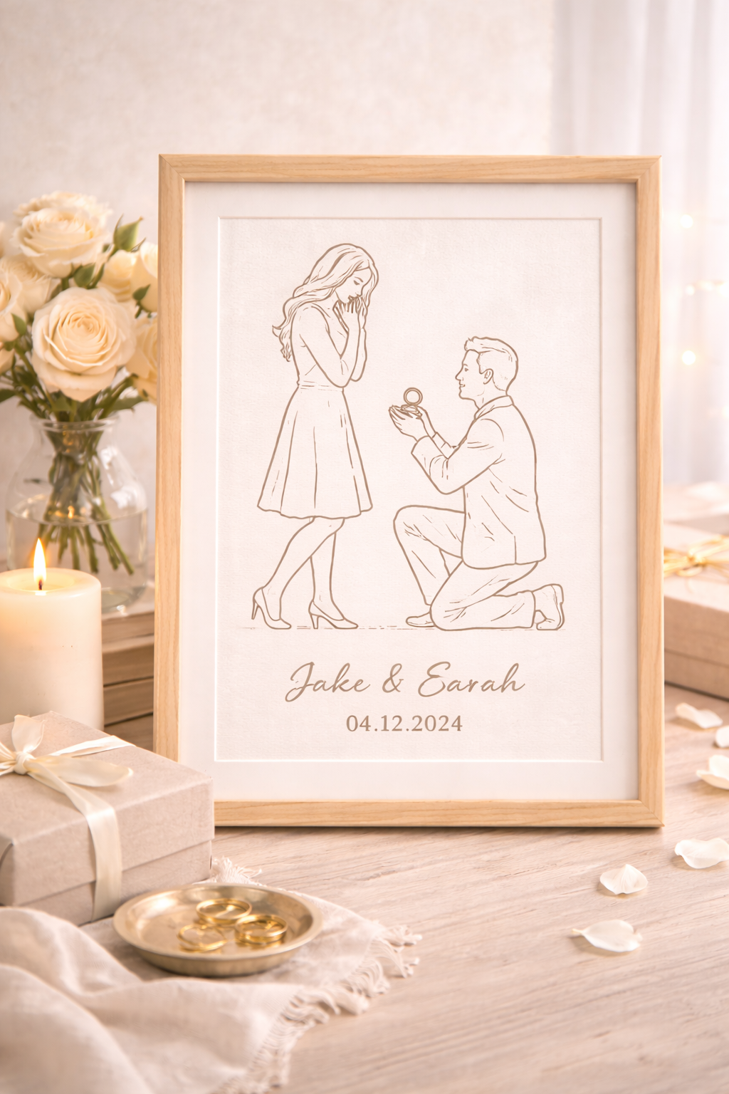 Romantic proposal in minimal art