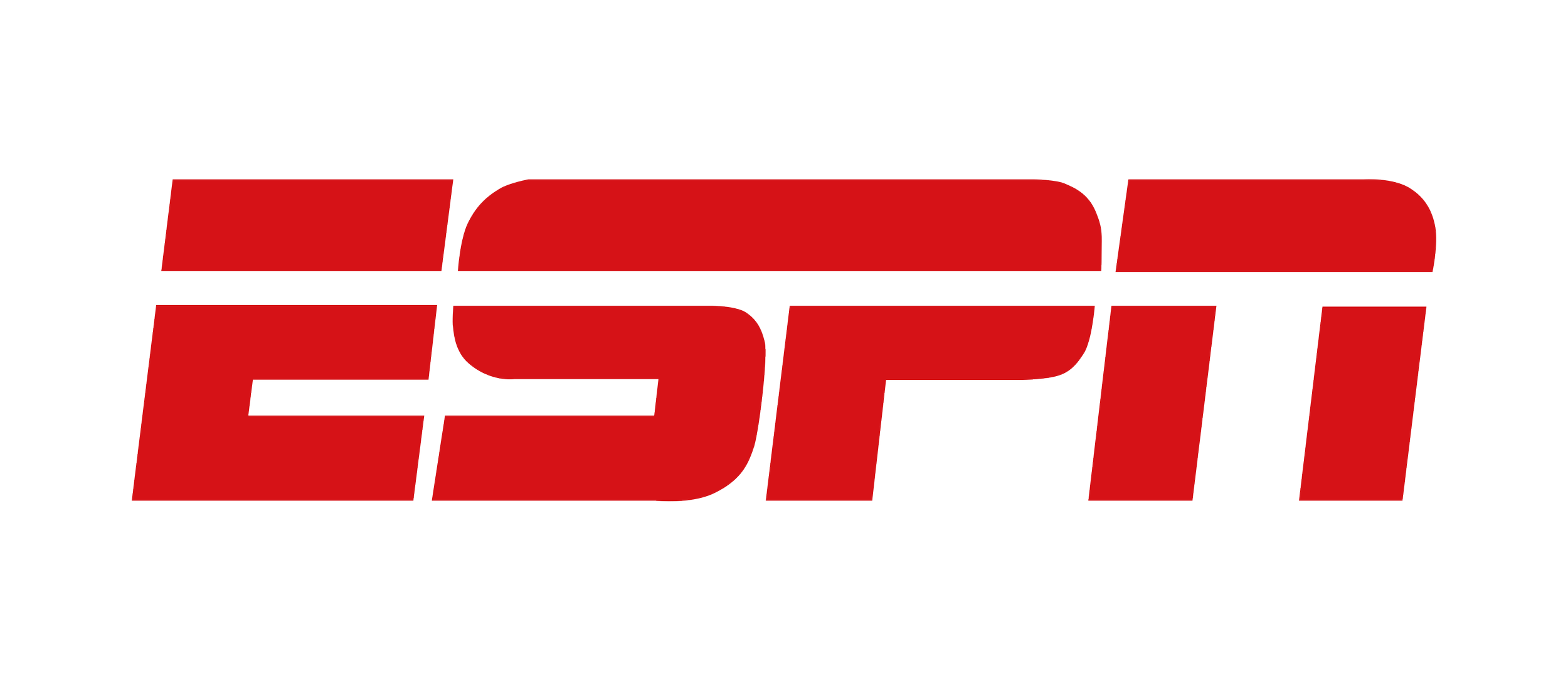 ESPN logo in red and black text on a transparent background.