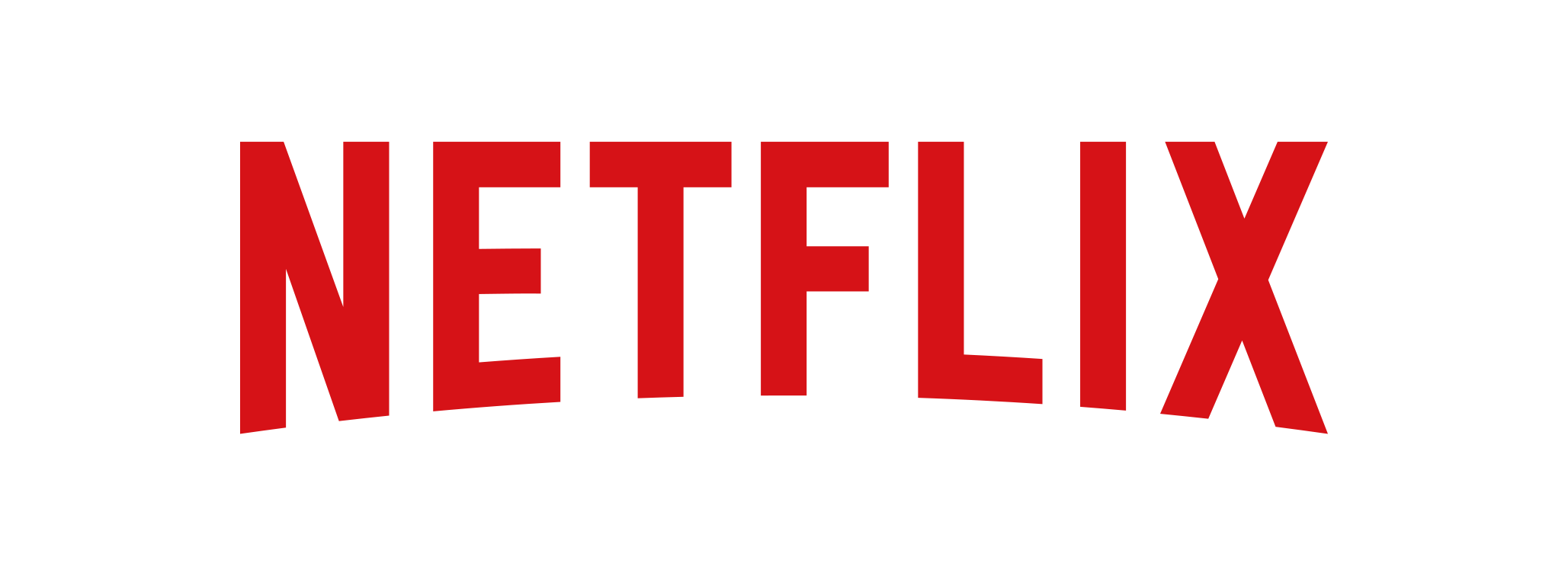 Netflix logo in red and black