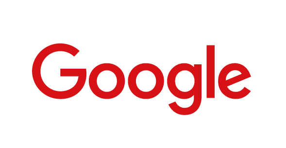 The Google logo with the word 'Google' in red text on a black background.