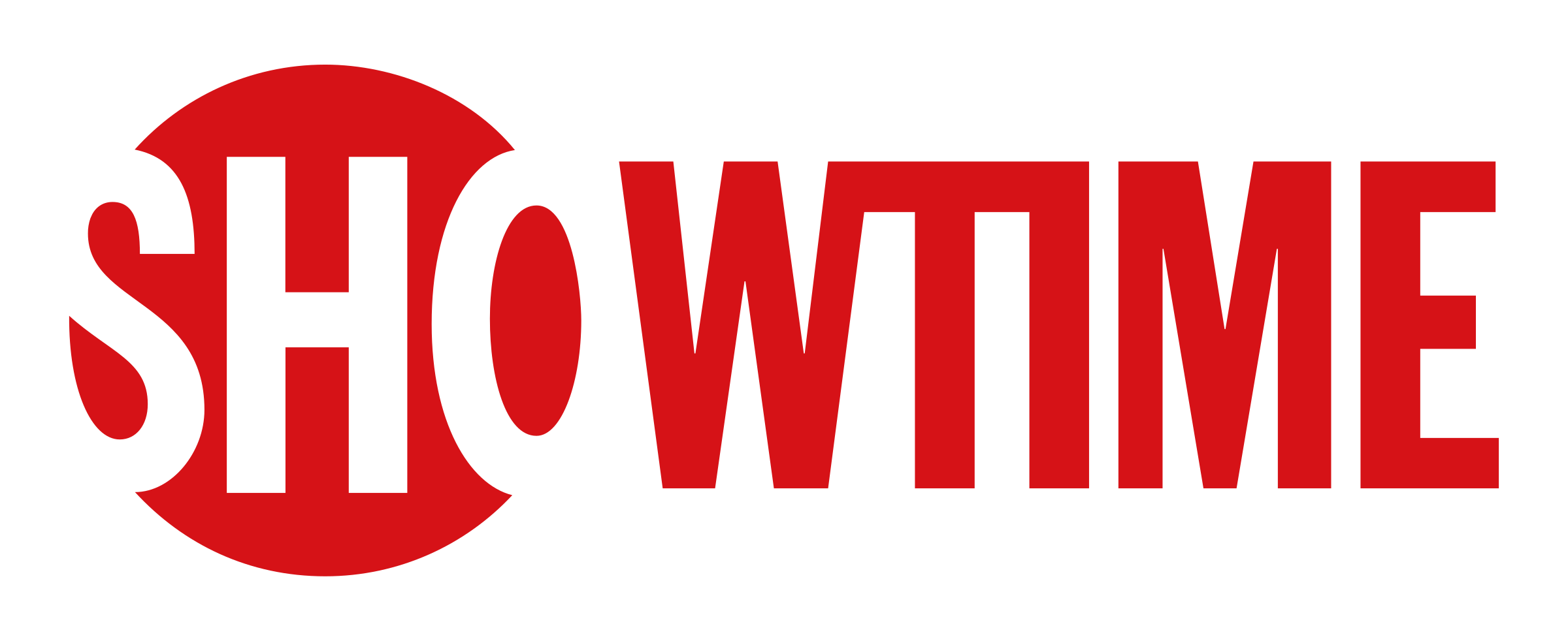 The Showtime logo with the word 'SHOWTIME' in red letters against a black background.
