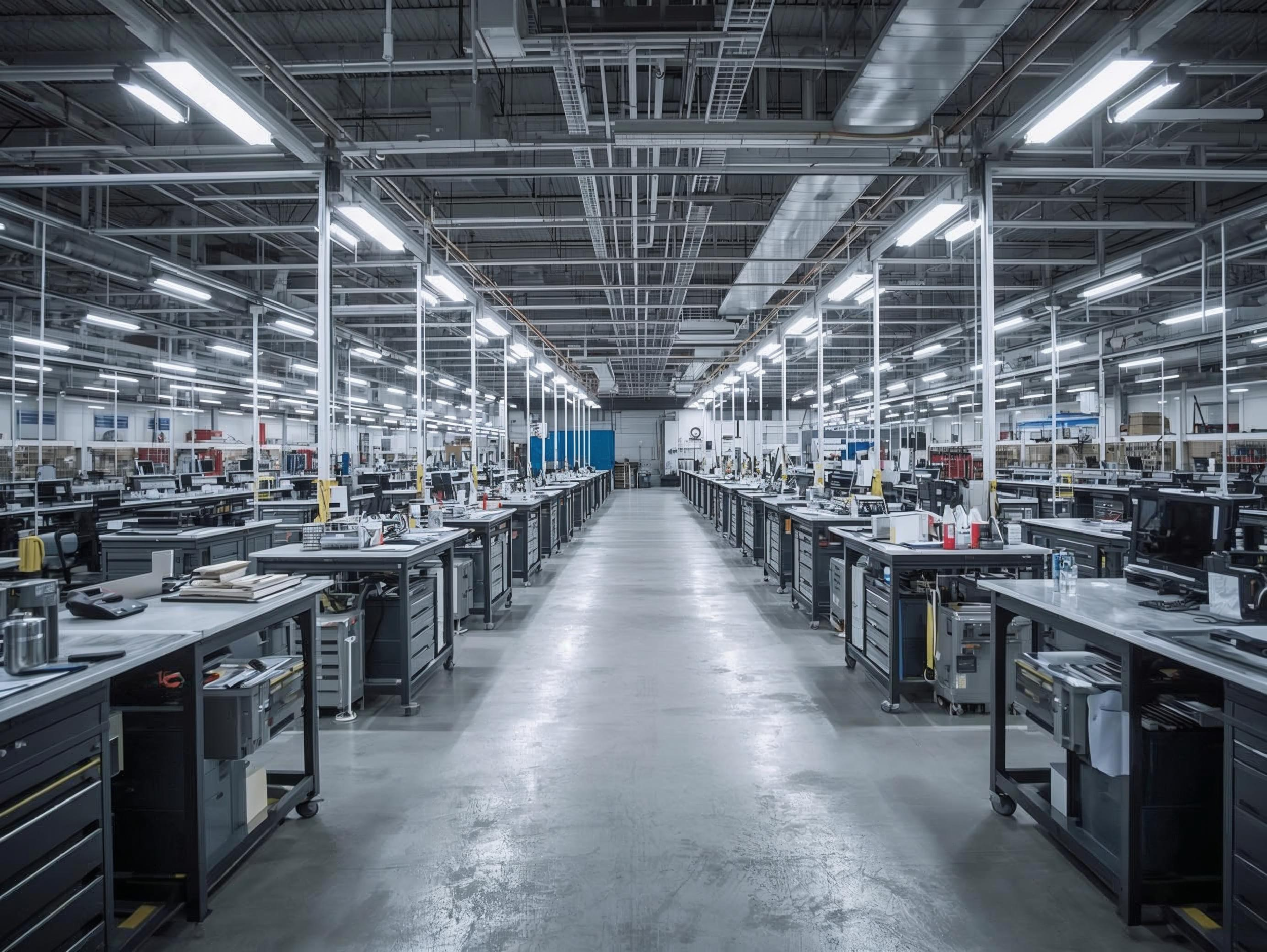 Organised manufacturing facility representing continuous QHSE improvement support