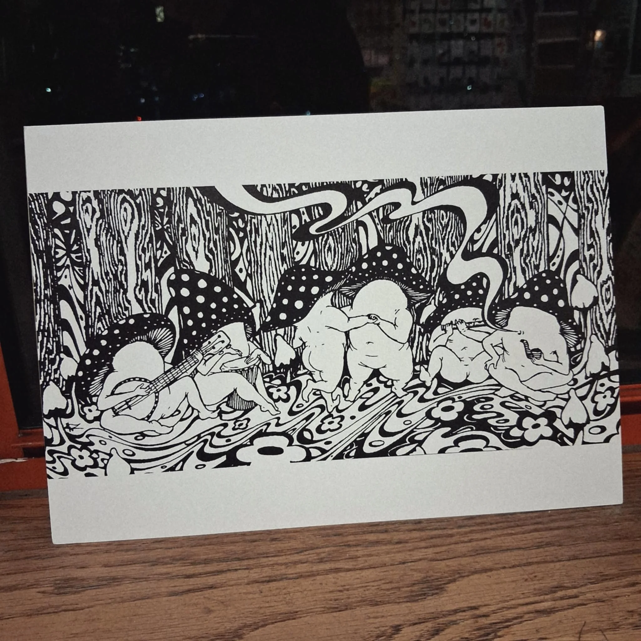 Mushroom Party Print