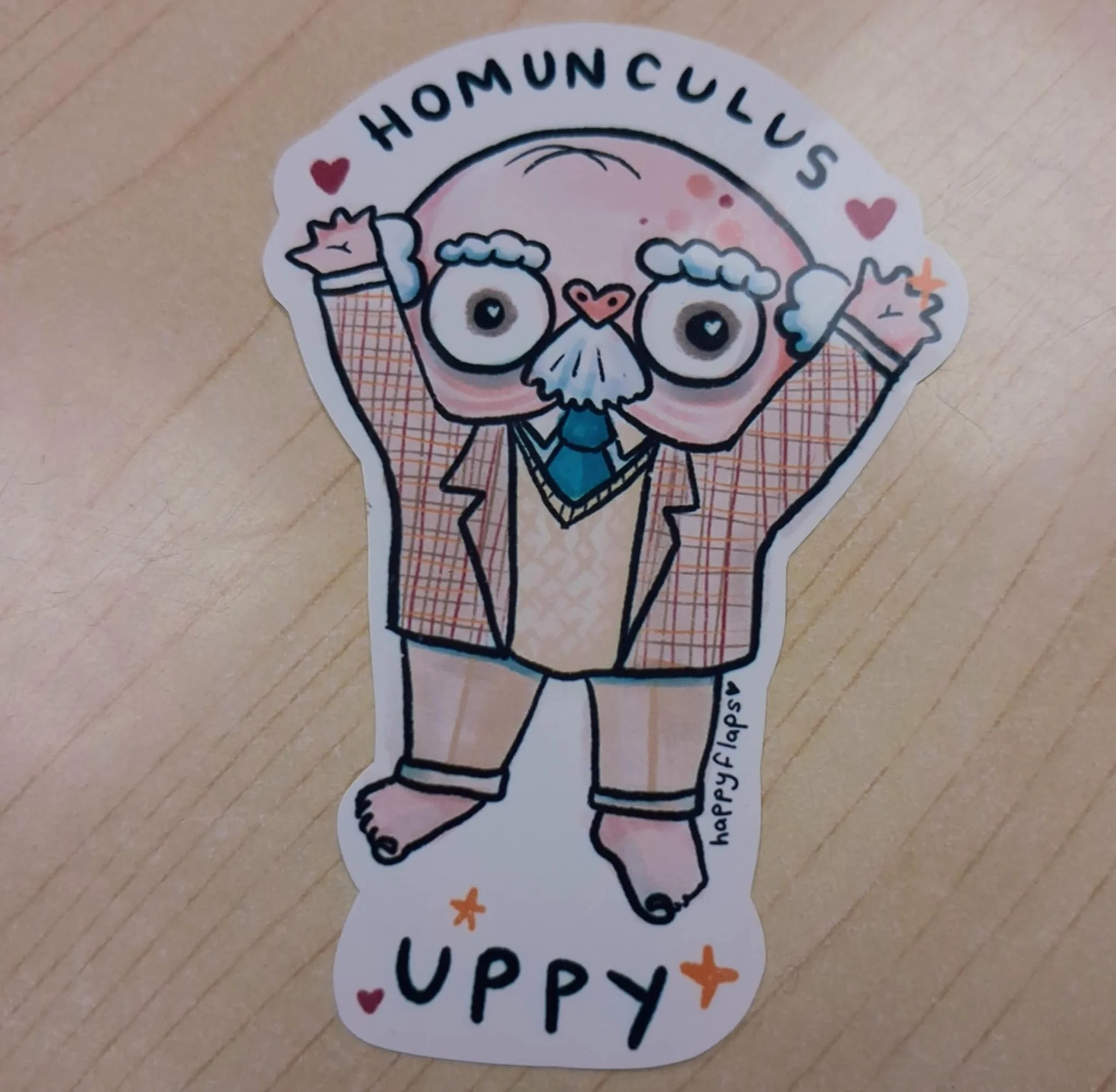 Homunculus Uppy Sticker