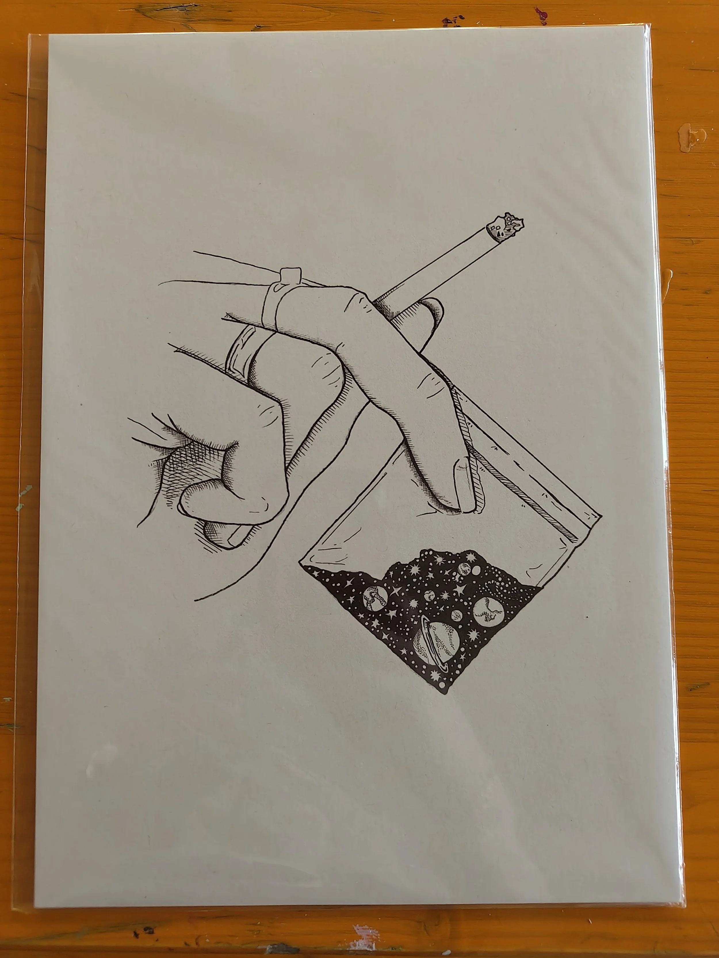 Space  Baggy Print in A5 or A4