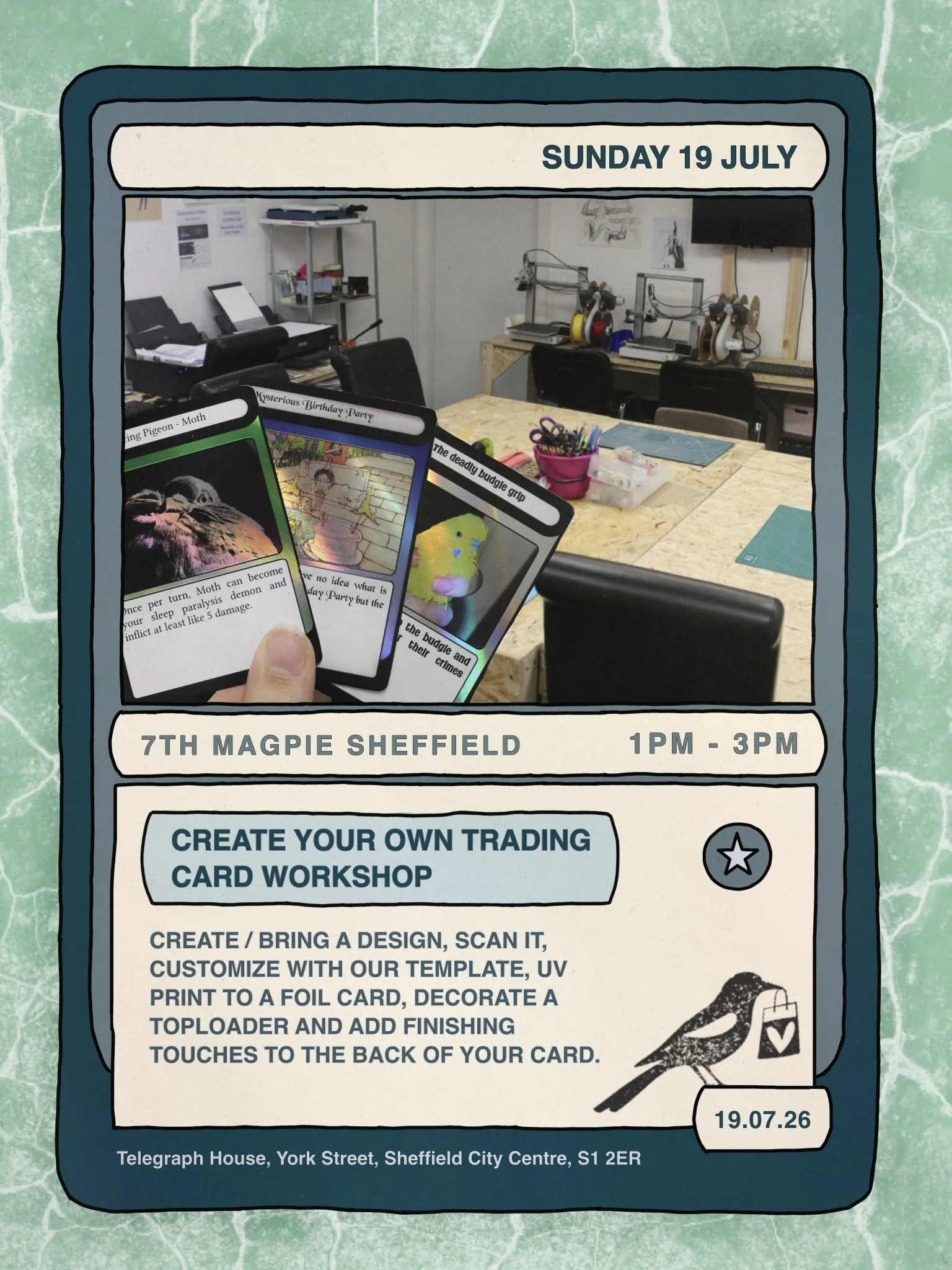Create Your Own Trading Card Workshop