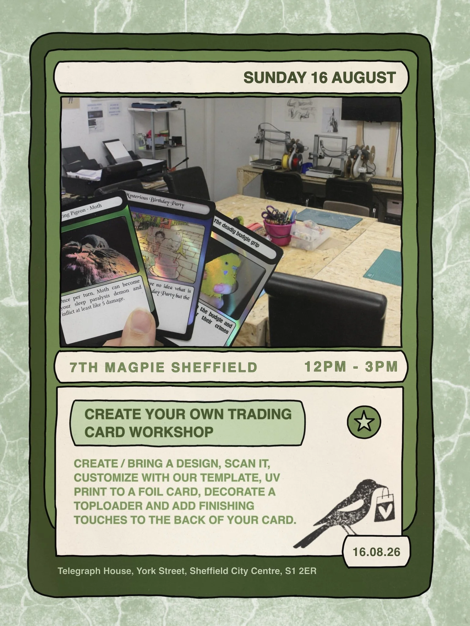 Create Your Own Trading Card Workshop