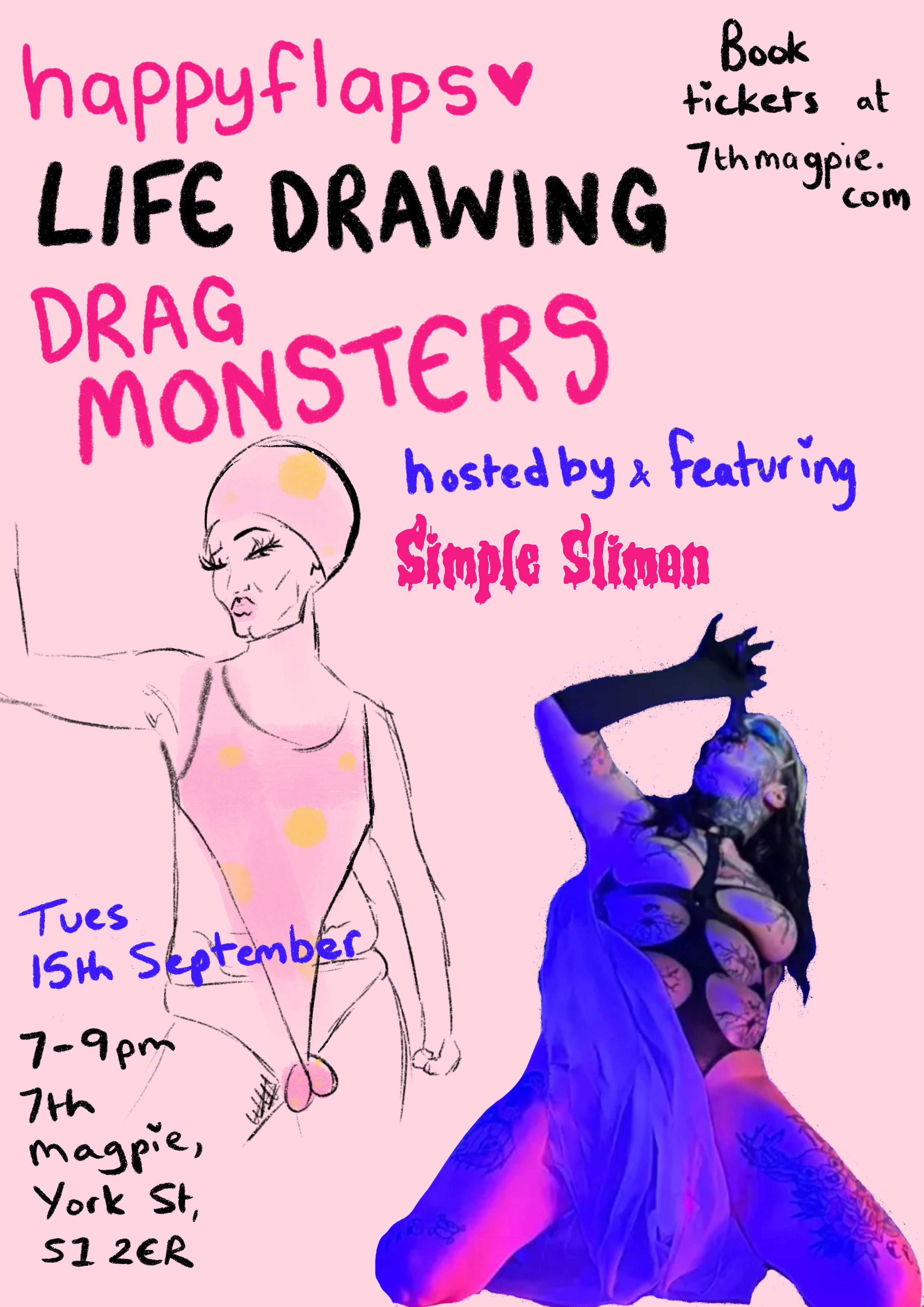 Monster Drag Life Drawing