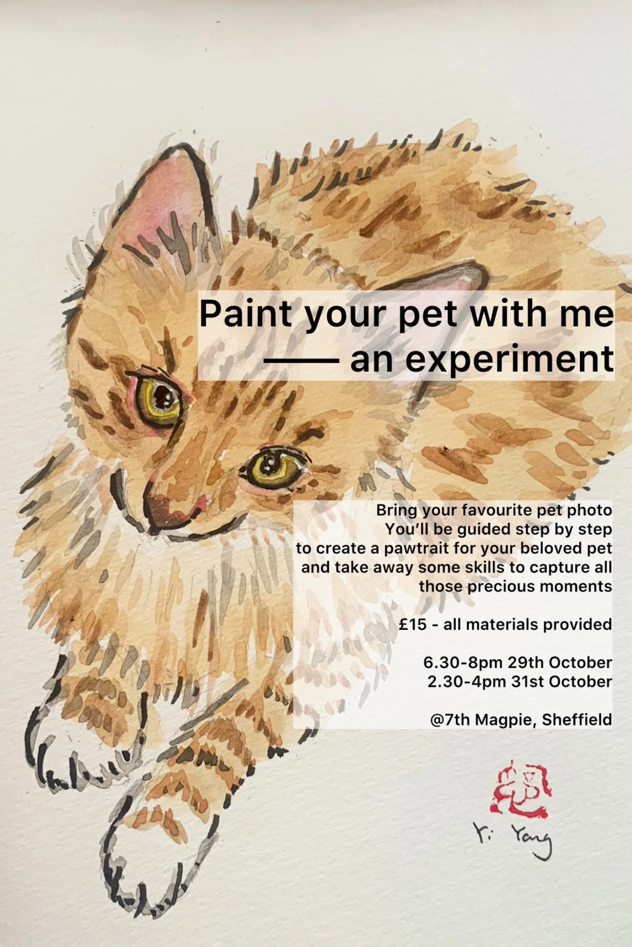 Paint Your Pet With Me - An Experiment 29.10.26