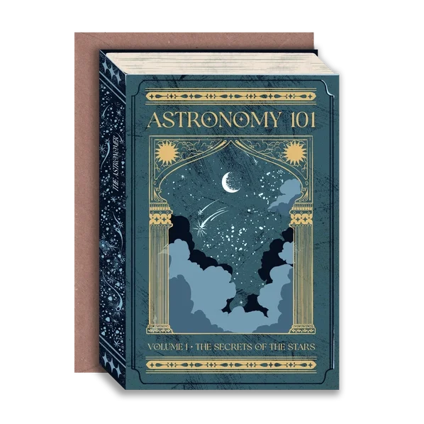 Astronomy Book Style Card