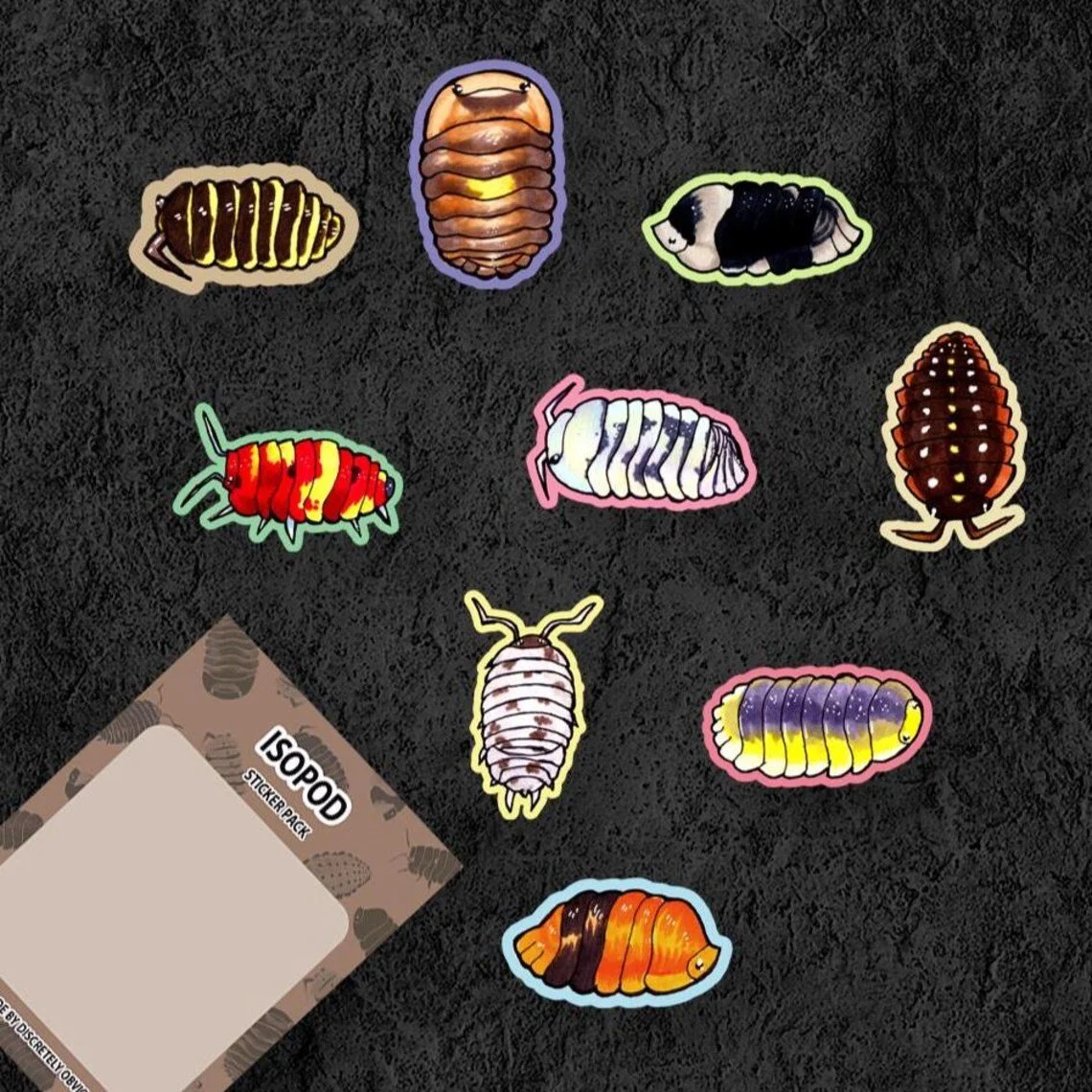 Isopod Sticker Pack