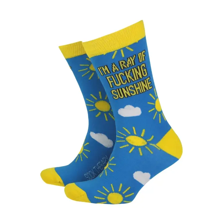 I'm a Ray of Fucking Sunshine Socks