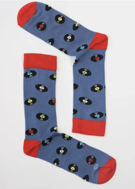 Records music mens sock gift.webp
