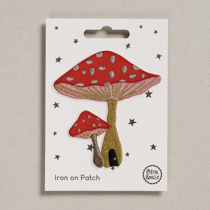 Toadstool Iron On Patch